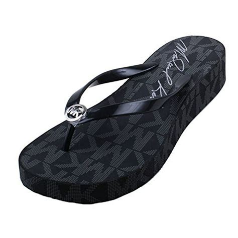 michael michael kors bedford flip flop|Michael Kors jelly flip flops.